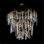 Vinvi Branch Crystal Twenty-Light Chandelier by Bling Lighting Studio