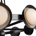 PrismFlow Alabaster Metal Chandelier by Bling Lighting Studio