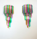 Murano Wall Lamp | 41 Multicolour Prism Glass | Set of 2