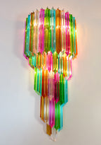 Murano Wall Lamp | 41 Multicolour Prism Glass | Set of 2