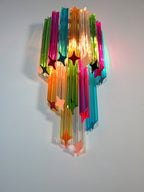 Murano Wall Lamp | 32 Multicolour Prism Glass | Set of 2