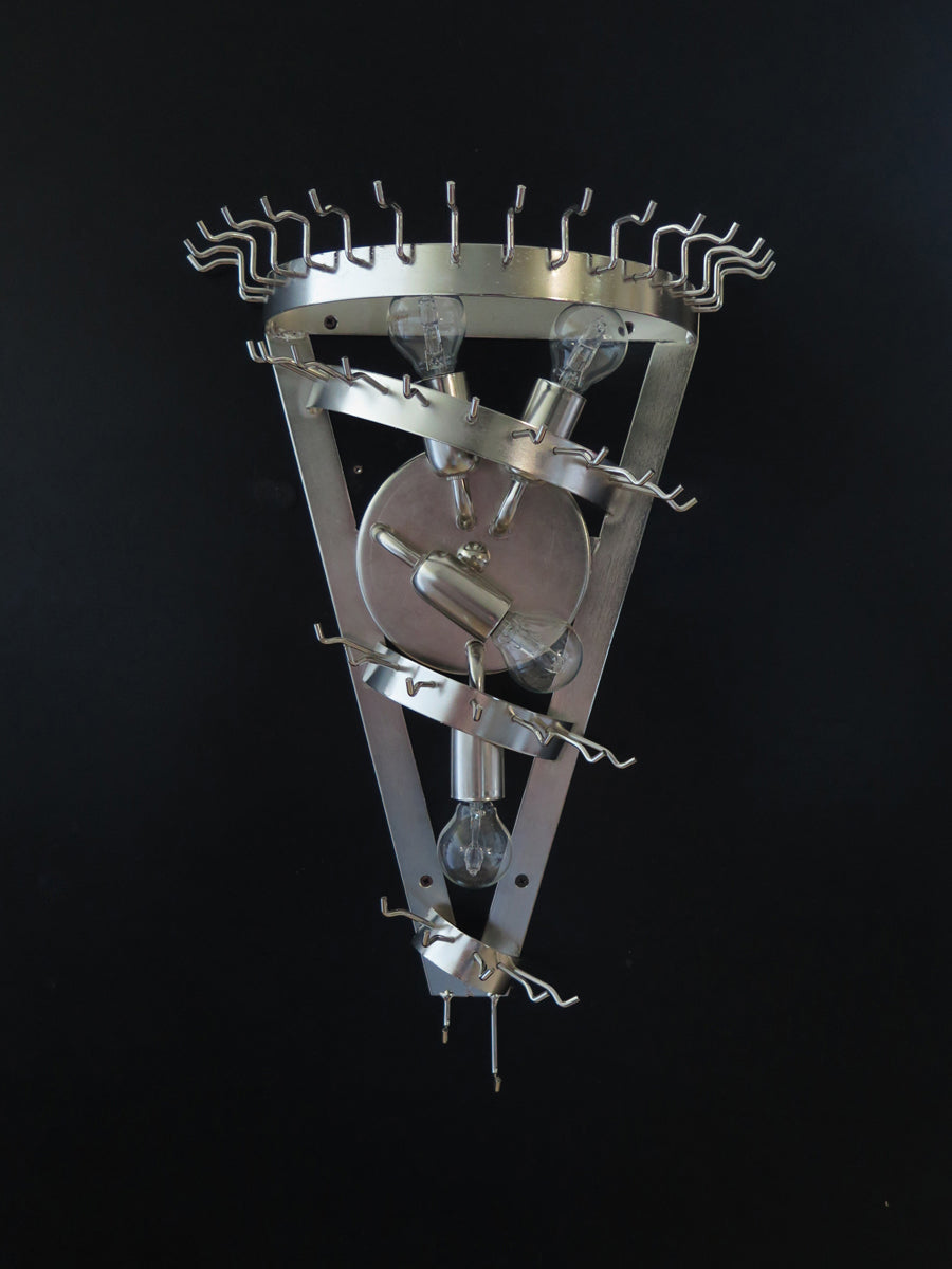 Murano Wall Lamp | 41 Clear Prism Glass | Set of 2