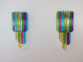 Murano Wall Lamp | 32 Multicolour Prism Glass | Set of 2