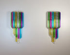 Murano Wall Lamp | 32 Multicolour Prism Glass | Set of 2