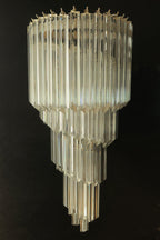 Murano Wall Lamp | 41 Clear Prism Glass | Set of 2