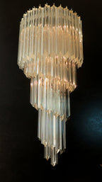 Murano Wall Lamp | 41 Clear Prism Glass | Set of 2
