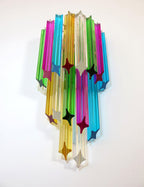 Murano Wall Lamp | 32 Multicolour Prism Glass | Set of 2