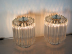Murano Table Lamp | 24 Clear Prism Glass | Set of 2