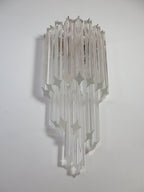 Murano Wall Lamp | 32 Clear Prism Glass | Set of 2