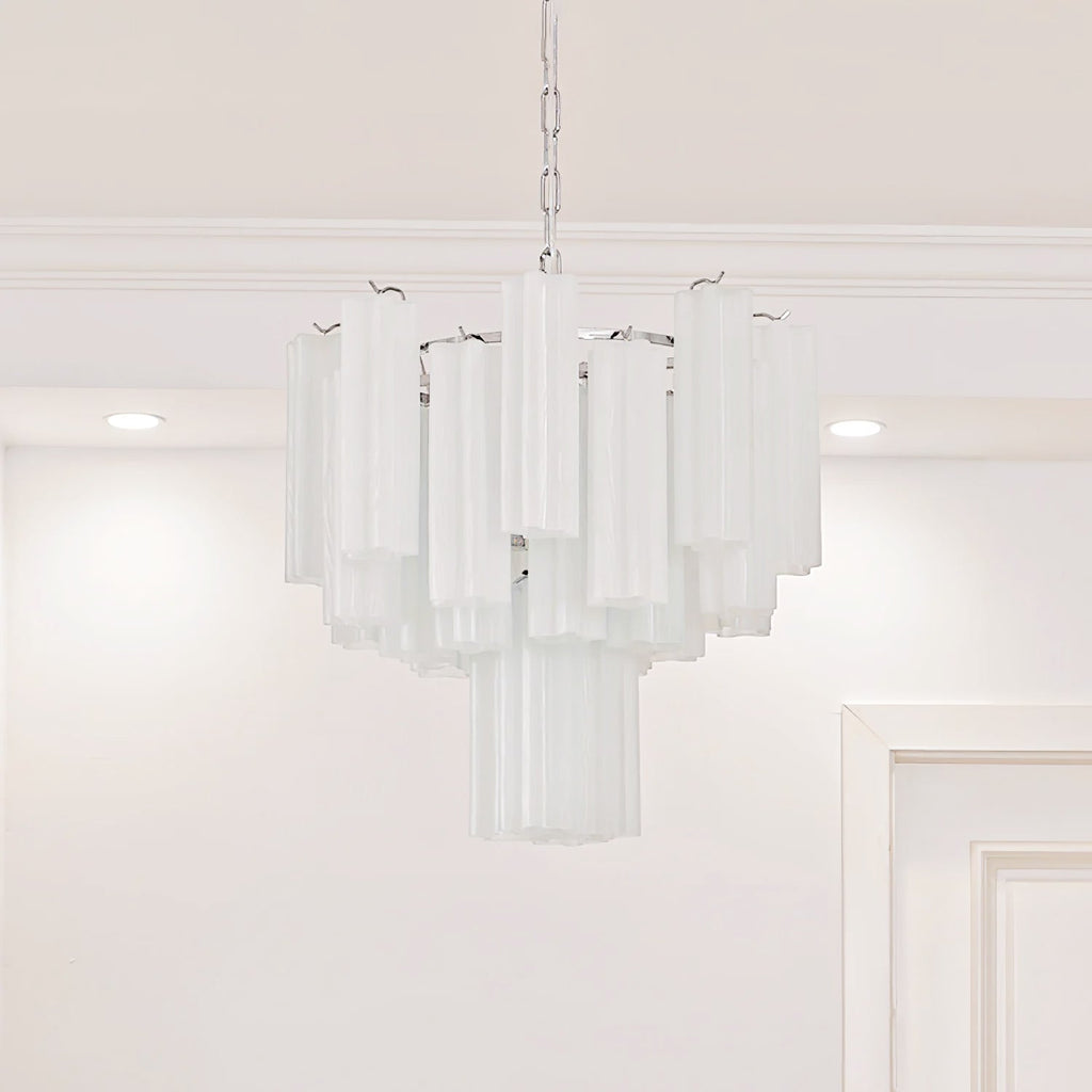 Aveline Glass Chandelier Glass lighting by Bling Lighting Studio