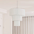 Aveline Glass Chandelier Glass lighting by Bling Lighting Studio