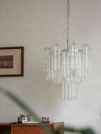 Aveline Glass Chandelier Glass lighting by Bling Lighting Studio