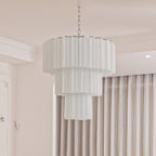 Aveline Glass Chandelier Glass lighting by Bling Lighting Studio