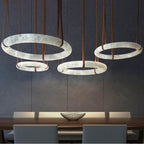 Glacera Oslo Alabaster Art Chandelier by Bling Lighting Studio