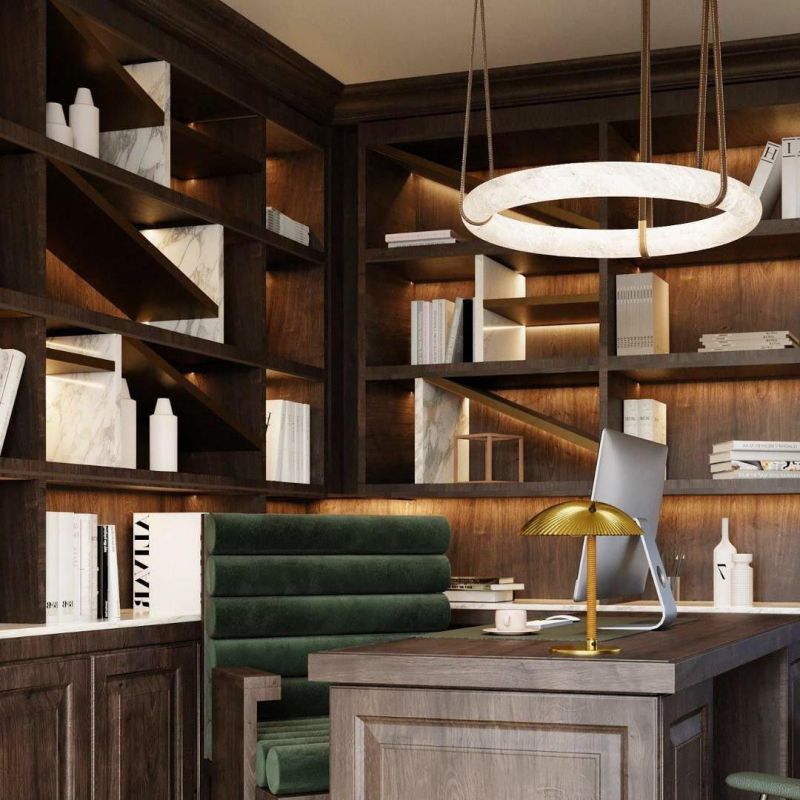 Glacera Alabaster Lorry Oslo Art Chandelier 8 Size by Bling Lighting Studio