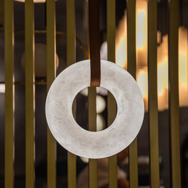 Glacera Alabaster Lorry Oslo Art Chandelier 8 Size by Bling Lighting Studio