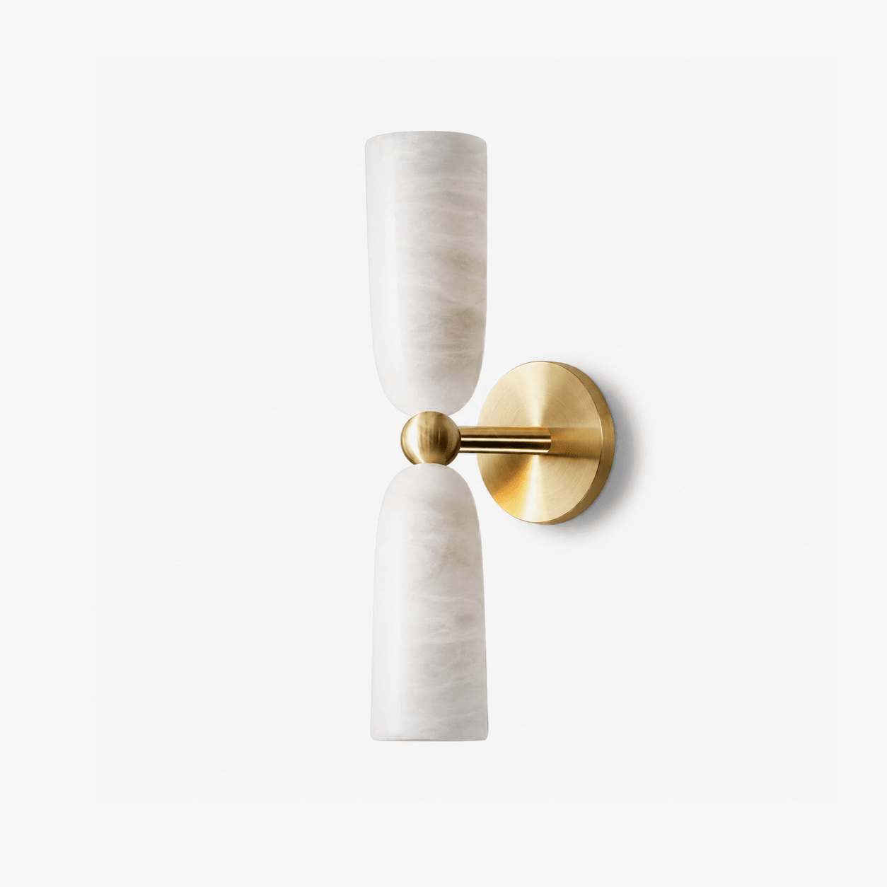 Alabaster Bell Wall Sconce