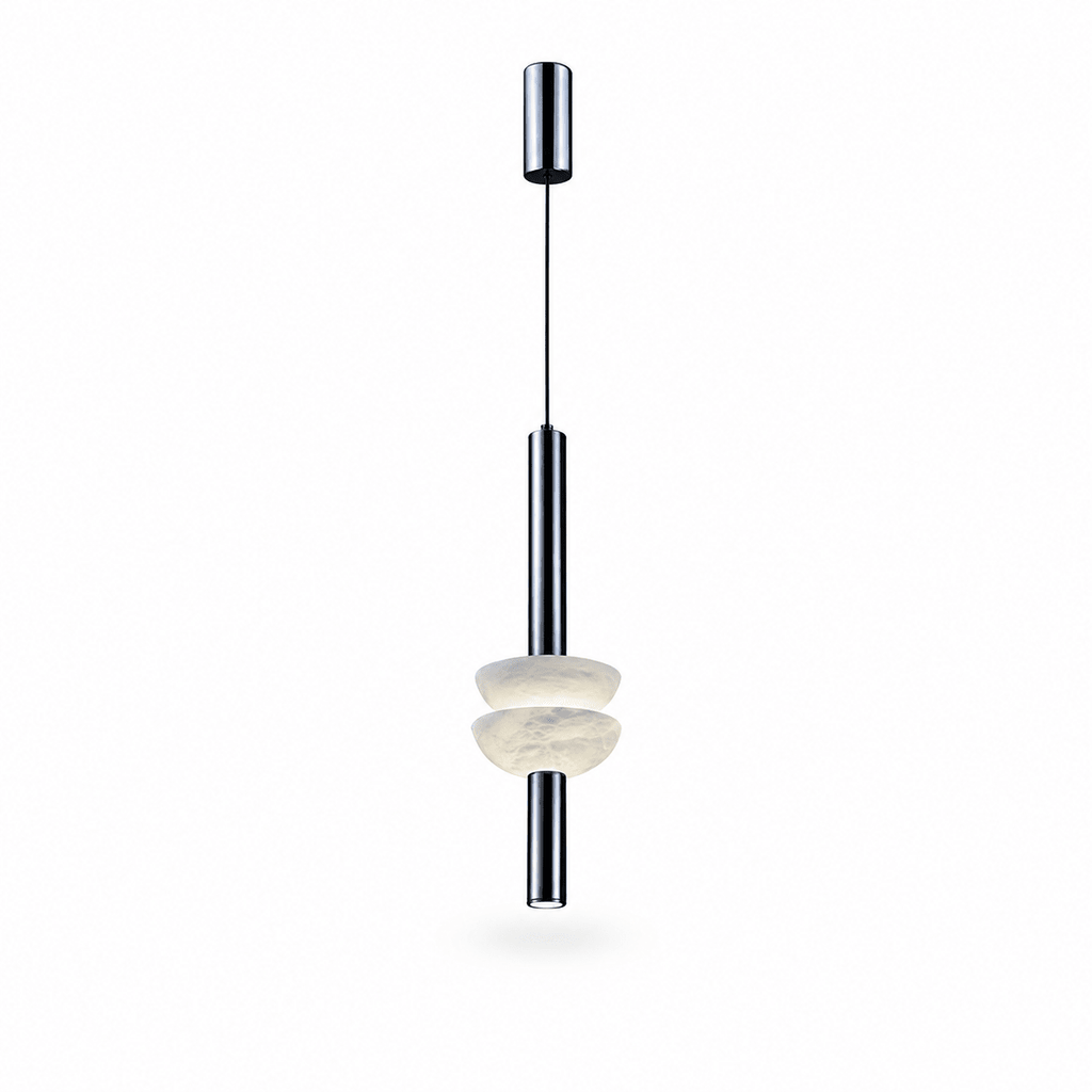 Alabaster Column Pendant Lamp