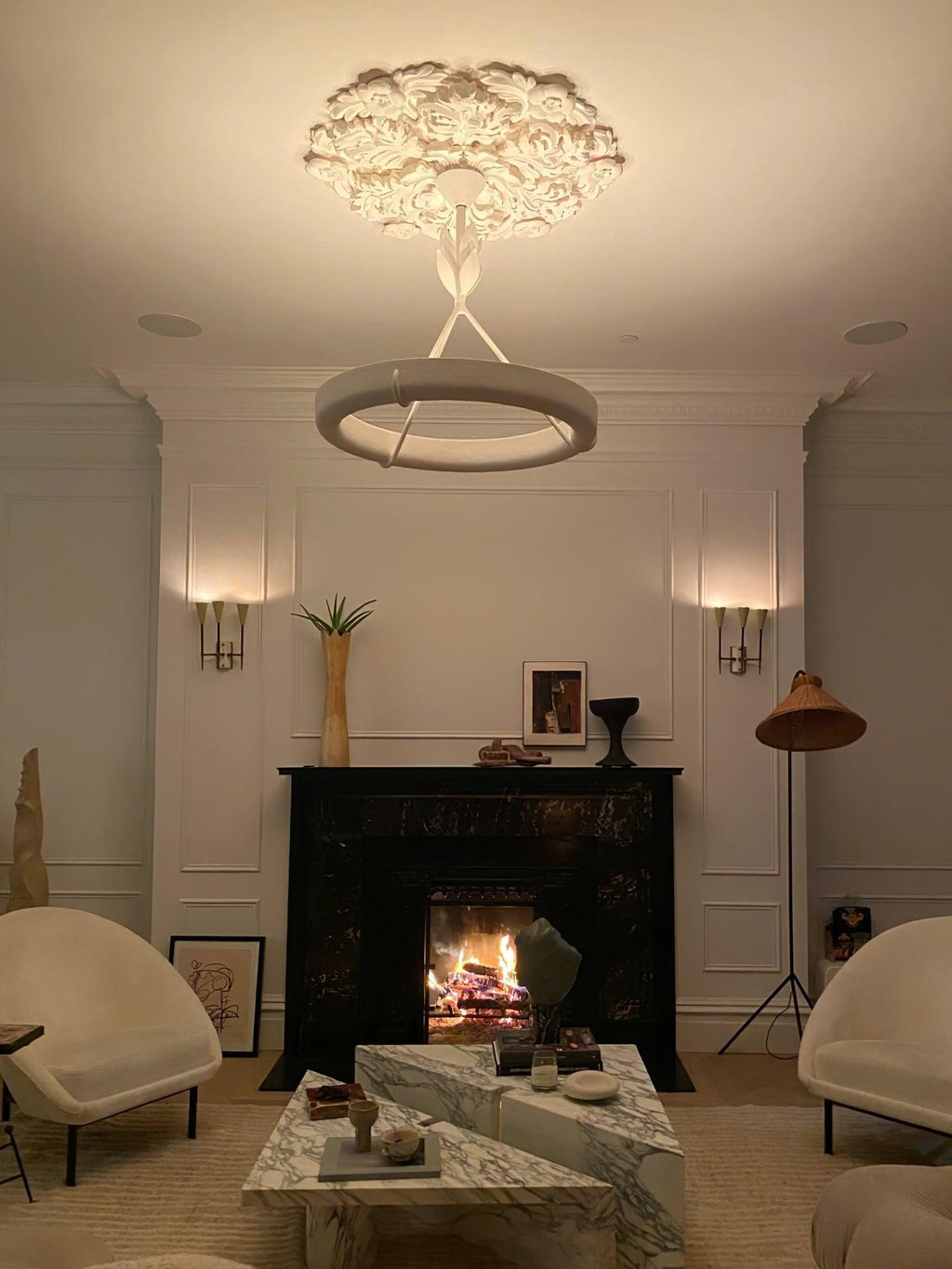 Tinsley Plaster Chandelier product image