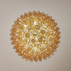 Luxury Murano Poliedri Amber Empire Chandelier product image