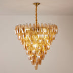 Amber Empire Chandelier Glass lighting by Bling Lighting Studio