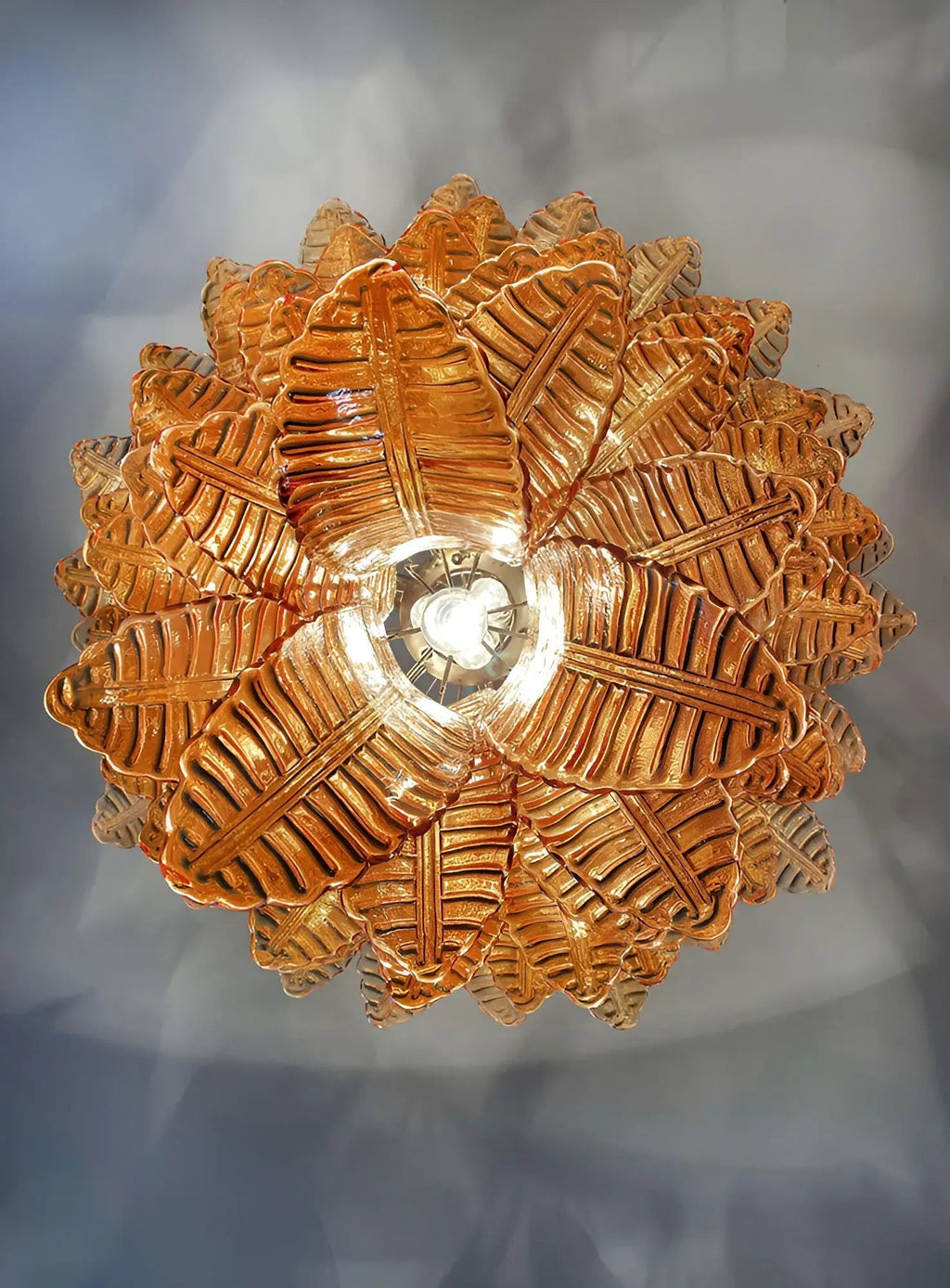 Luxury Amber Leaf Cascade Chandelier product image