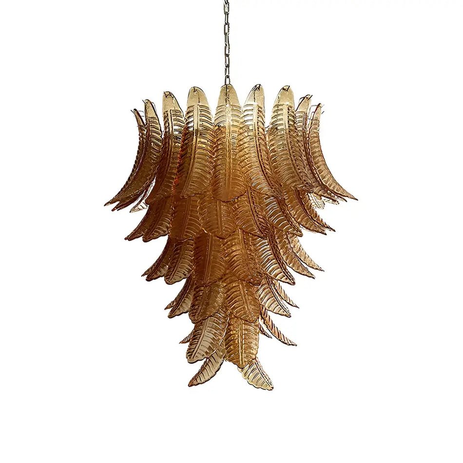 Luxury Amber Leaf Cascade Chandelier product image