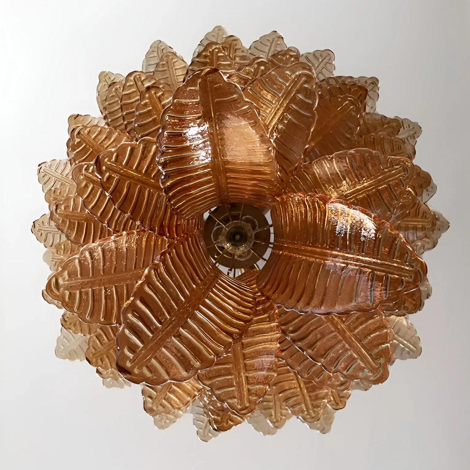 Luxury Amber Leaf Cascade Chandelier product image