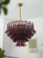Amethyst Bloom Chandelier Glass lighting by Bling Lighting Studio