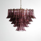 Amethyst Bloom Chandelier Glass lighting by Bling Lighting Studio