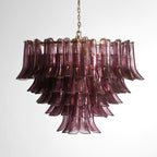 Amethyst Bloom Chandelier Glass lighting by Bling Lighting Studio