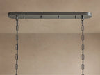 Luxury Amor Ghiaccio Glass Oval Chandelier 54"W/65"W product image
