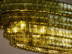 Luxury Amor Ghiaccio Glass Oval Chandelier 54"W/65"W product image