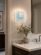 Aqua Cascade Sconce Glass lighting by Bling Lighting Studio