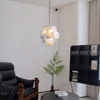 Aqua Blue Glass Chandelier Glass lighting by Bling Lighting Studio