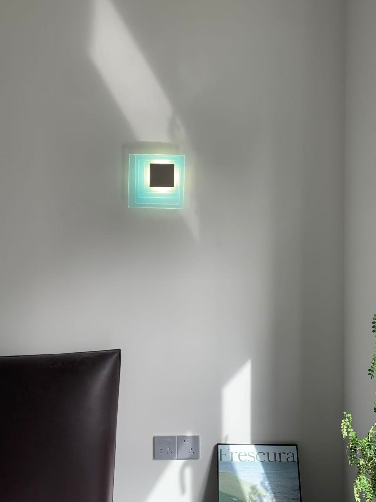 Aqua Cascade Sconce Glass lighting by Bling Lighting Studio