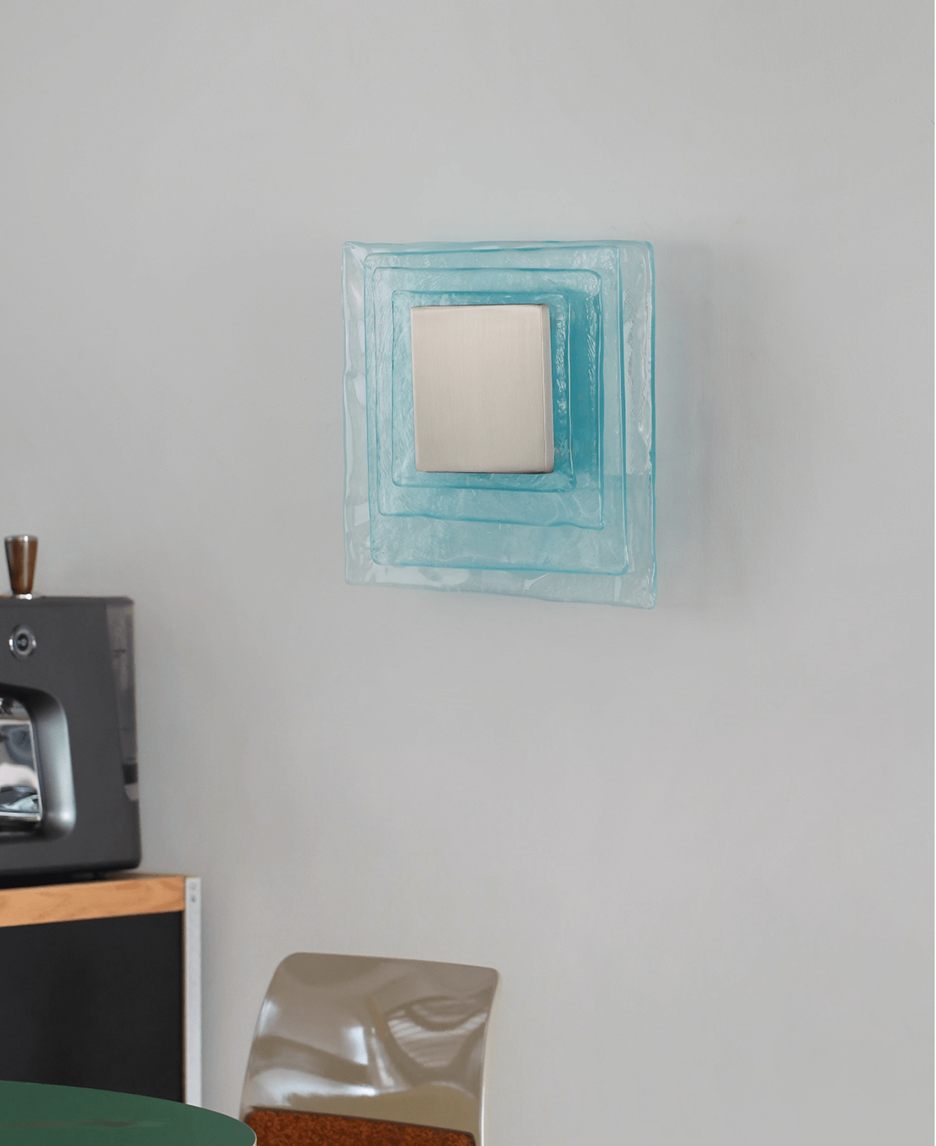 Aqua Cascade Sconce Glass lighting by Bling Lighting Studio
