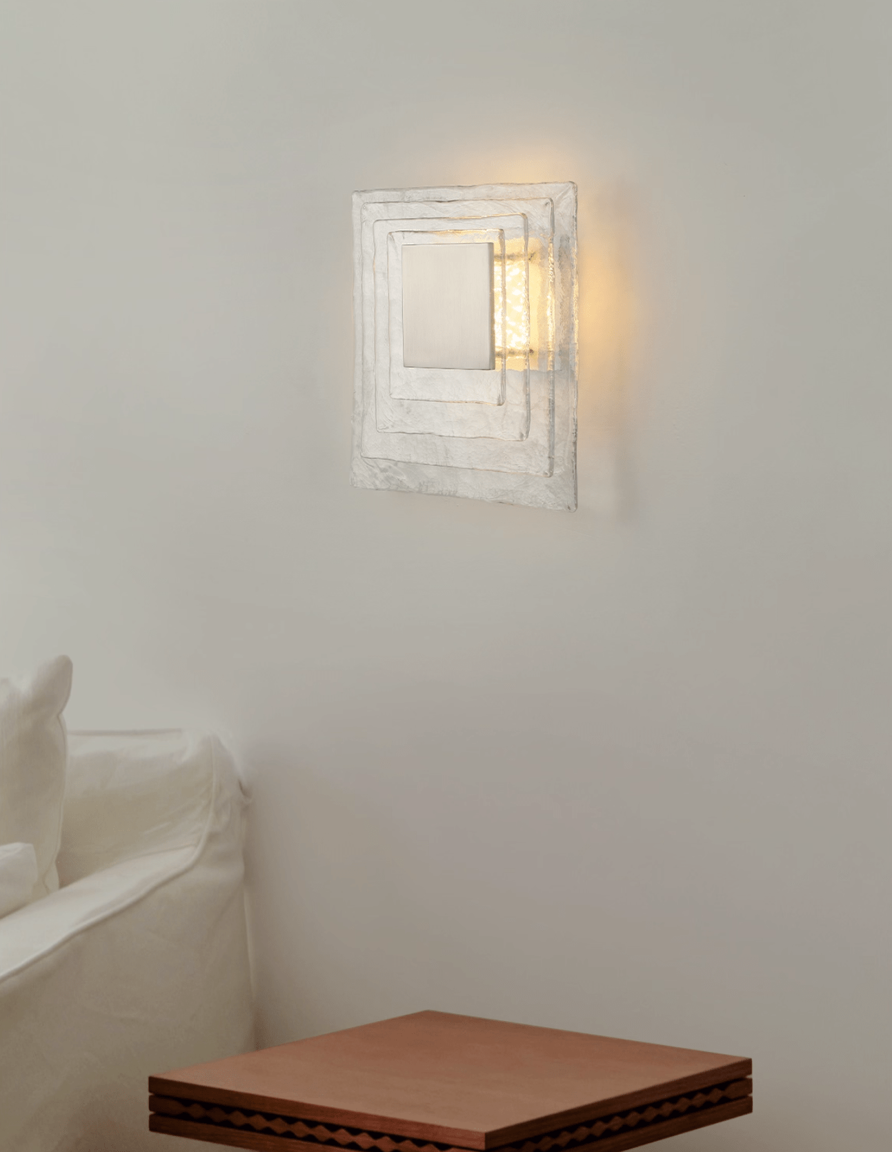 Aqua Cascade Sconce Glass lighting by Bling Lighting Studio