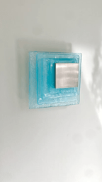 Aqua Cascade Sconce Glass lighting by Bling Lighting Studio