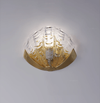 Art Deco Scallop Wall Light Glass lighting by Bling Lighting Studio