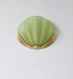 Art Deco Scallop Wall Light Glass lighting by Bling Lighting Studio
