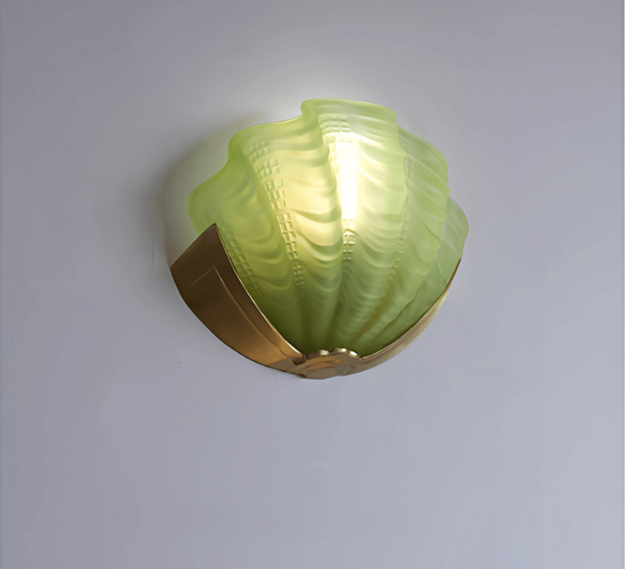 Art Deco Scallop Wall Light Glass lighting by Bling Lighting Studio
