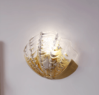 Art Deco Scallop Wall Light Glass lighting by Bling Lighting Studio