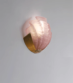 Art Deco Scallop Wall Light Glass lighting by Bling Lighting Studio