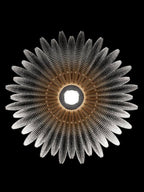 Aurelia Glass Petal Ceiling Light
