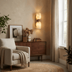 Aurelian Twin Alabaster Wall Light