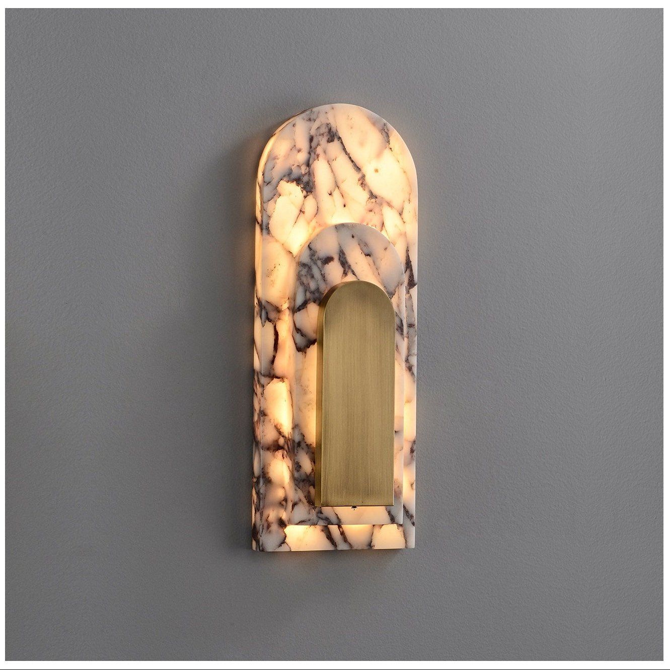 Aurevian Marble Wall Sconce