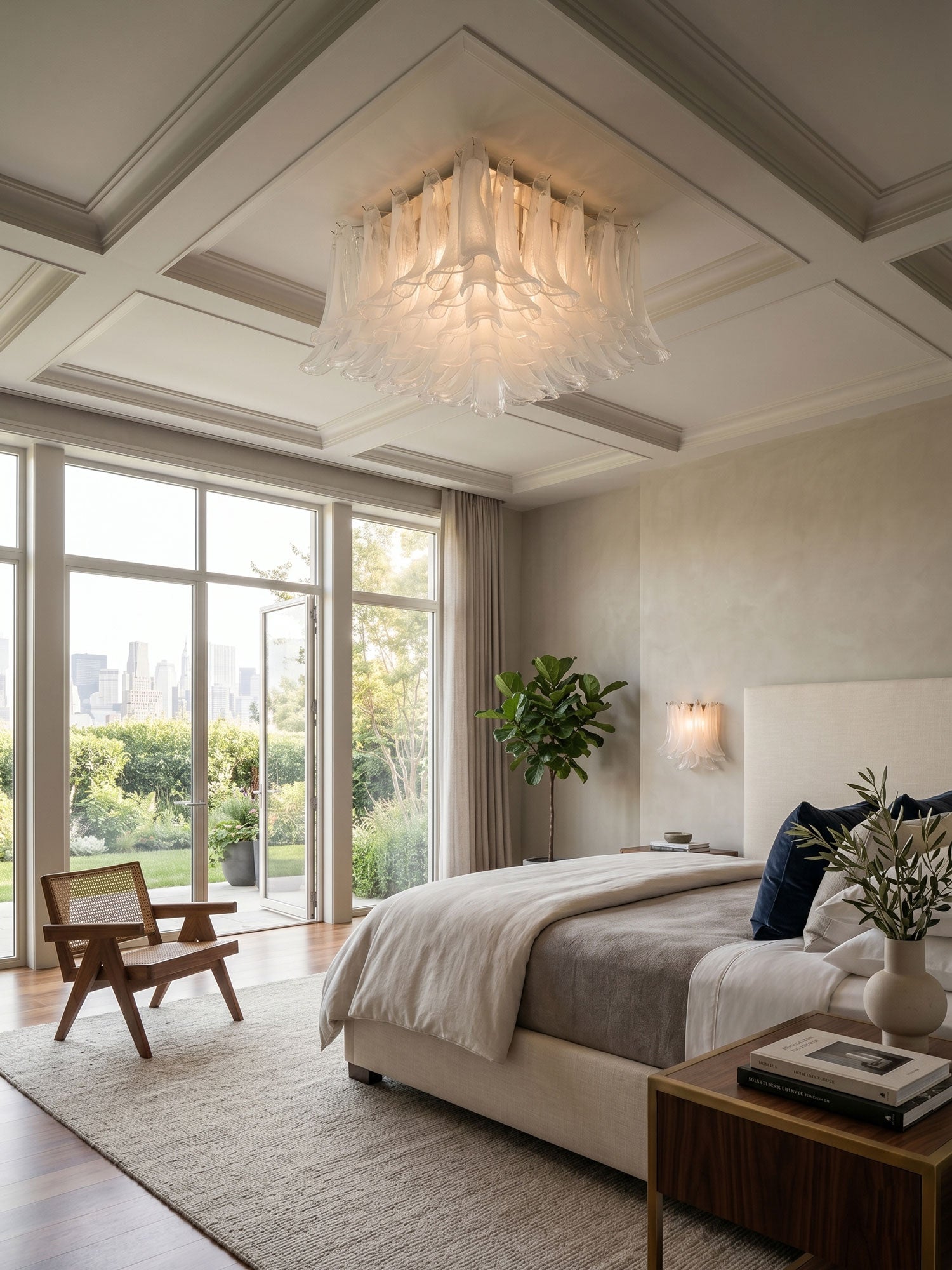 Aurielis Glass Ceiling Light Glass lighting by Bling Lighting Studio