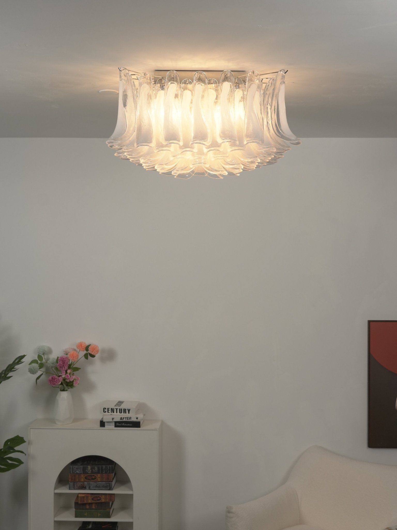 Aurielis Glass Ceiling Light Glass lighting by Bling Lighting Studio