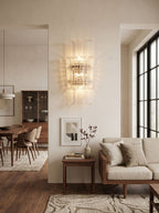 Aveline Glass Wall Sconce Glass lighting by Bling Lighting Studio